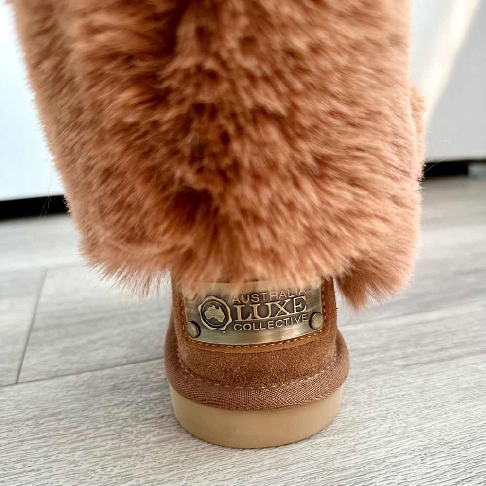 Australia Luxe Collective Hun Chestnut Boots NEW - Picture 12 of 12